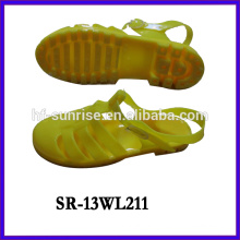 SR-13WL211-12 flache Fersengelee Sandelholze Plastikschuhsandelholze Sommergroßhandelsgelee Sandelholze